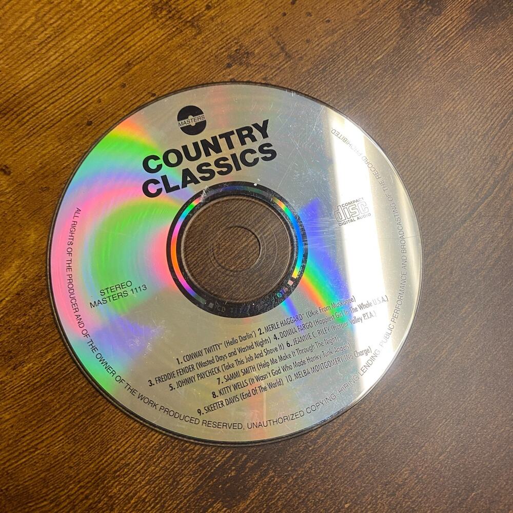 Country Classics Volume 1996 Master Tone
